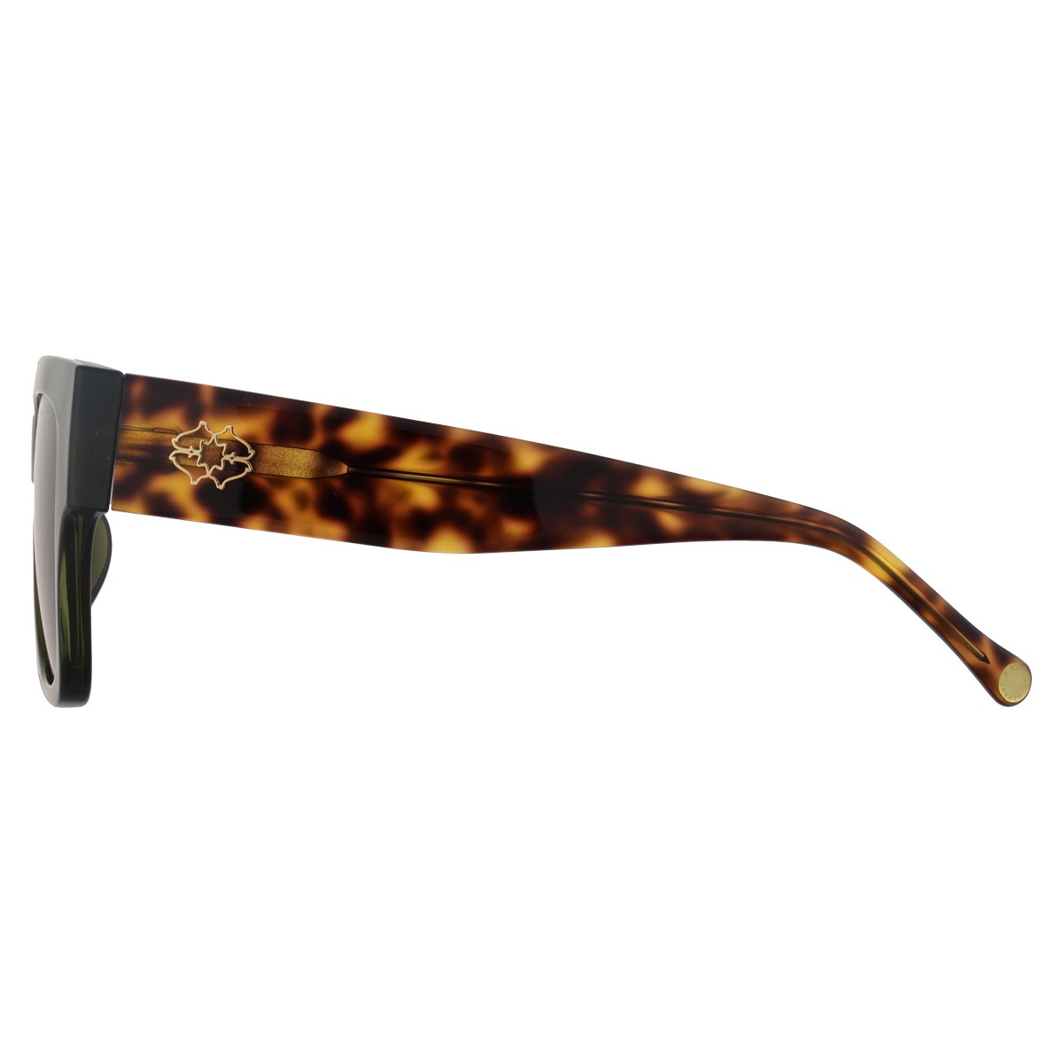 MARWOOD OVERSIZED SQUARE EYED SUNGLASS KHAKI