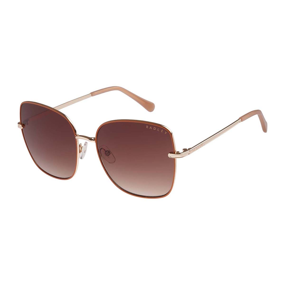 Rathbone Metal Frame Sunglasses in Brown - 111028