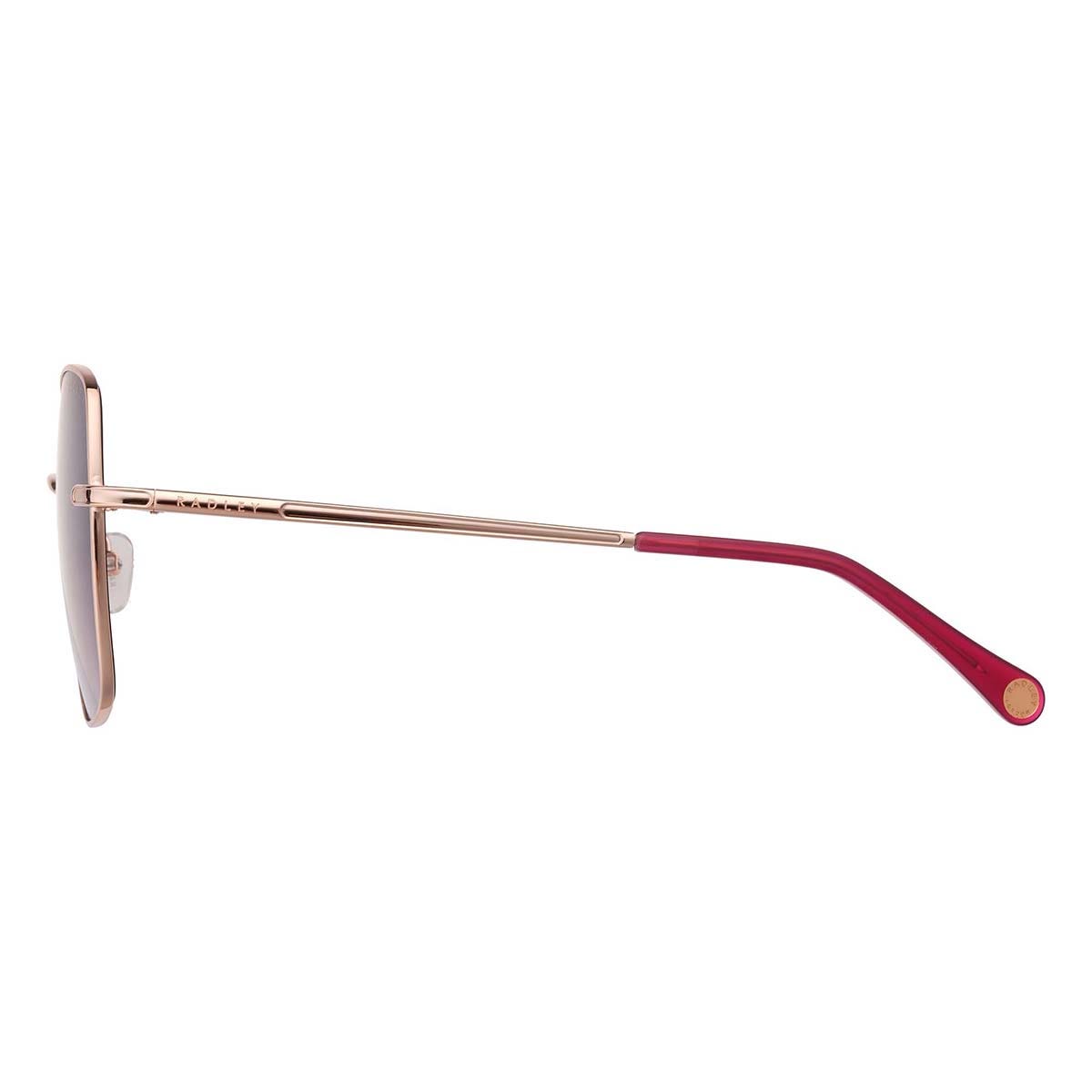 RATHBONE METAL FRAME SUNGLASSES ROSE GOLD