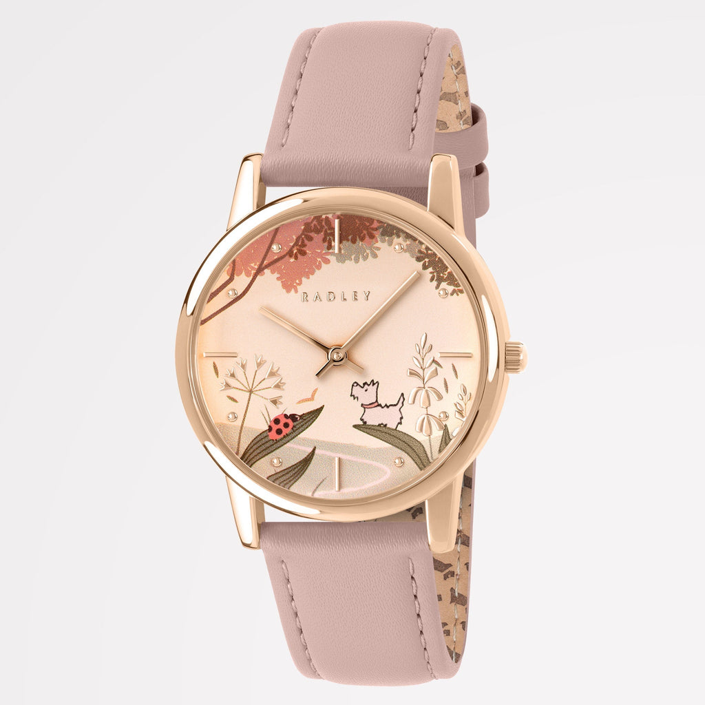 Ladybird Road Leather Strap Watch Prairie Pink - RY21846