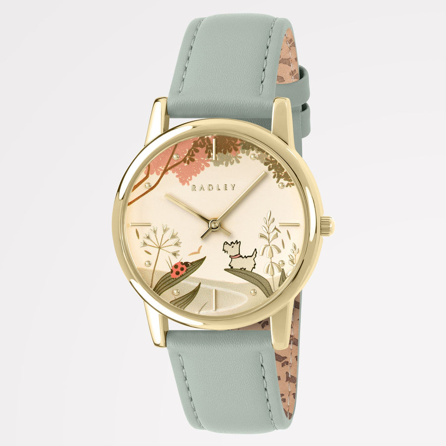 Ladybird Road Leather Strap Watch Artichoke - RY21848