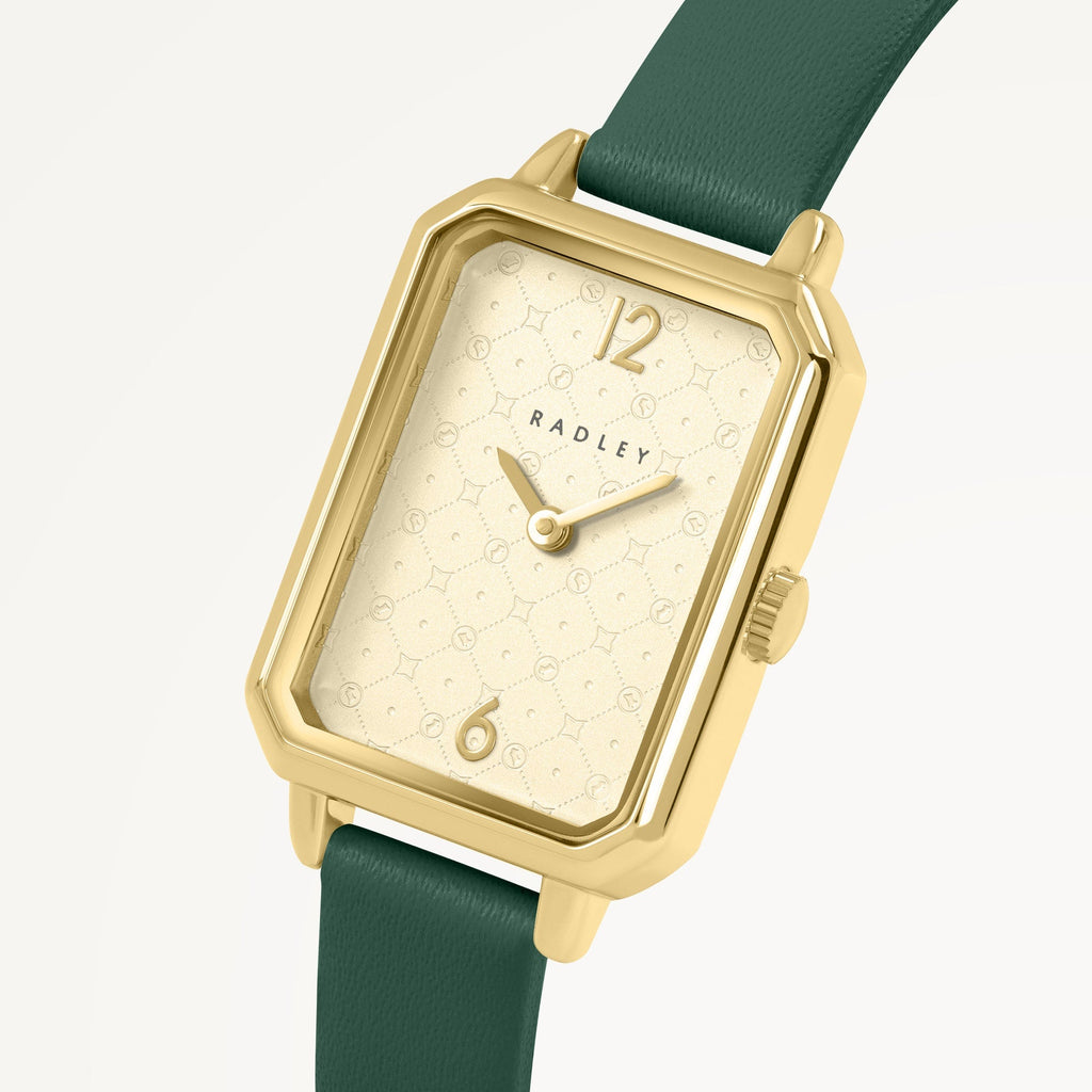 Saxon Road Gold Plated with Leather Strap - RY21878A