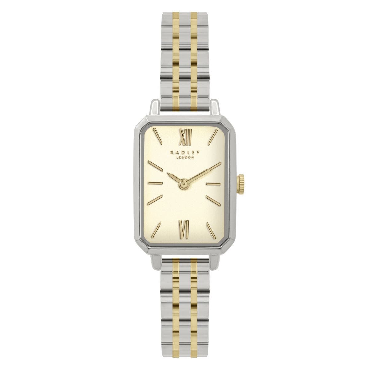 COMPTON STREET TWO TONE BRACELET WATCH SILVER - RY4619