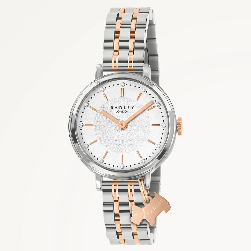 Selby Street Two Tone Link Bracelet Watch Rose Gold - RY4623