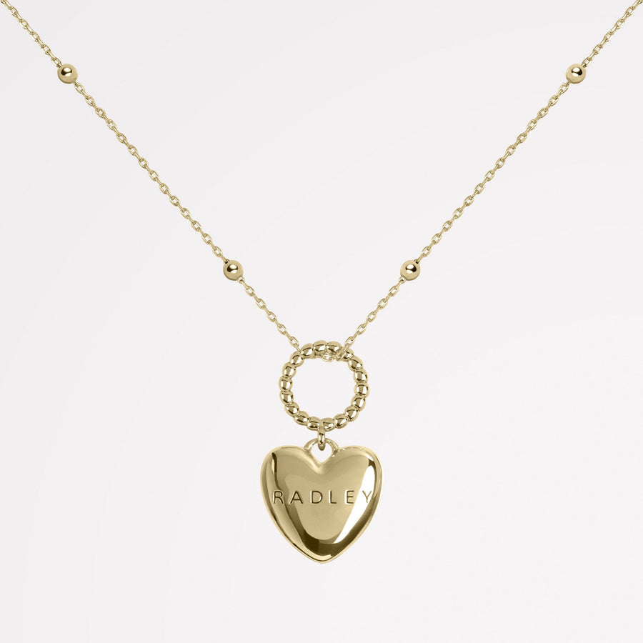 Lovett Way 18CT Heart Charm Necklace - RYJ2502S