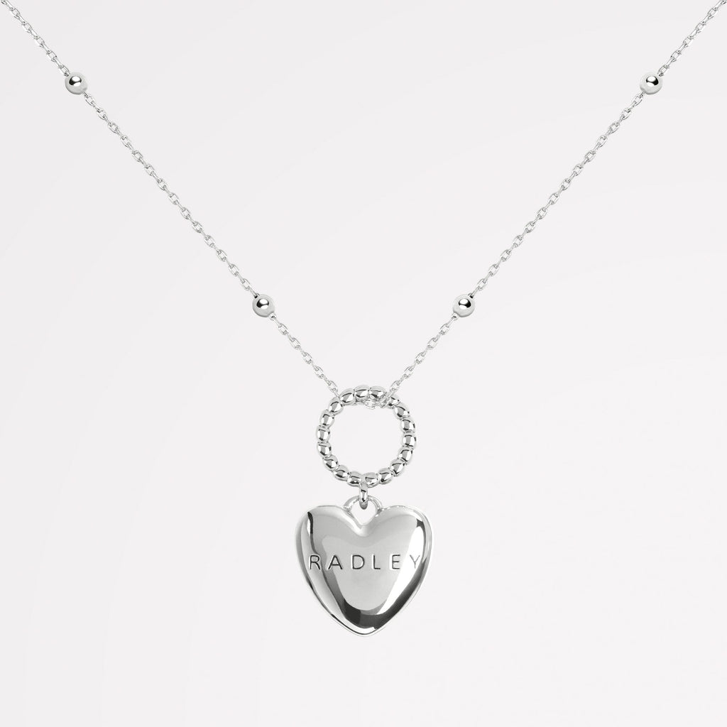 Lovett Way Heart Charm Necklace Silver - RYJ2503S