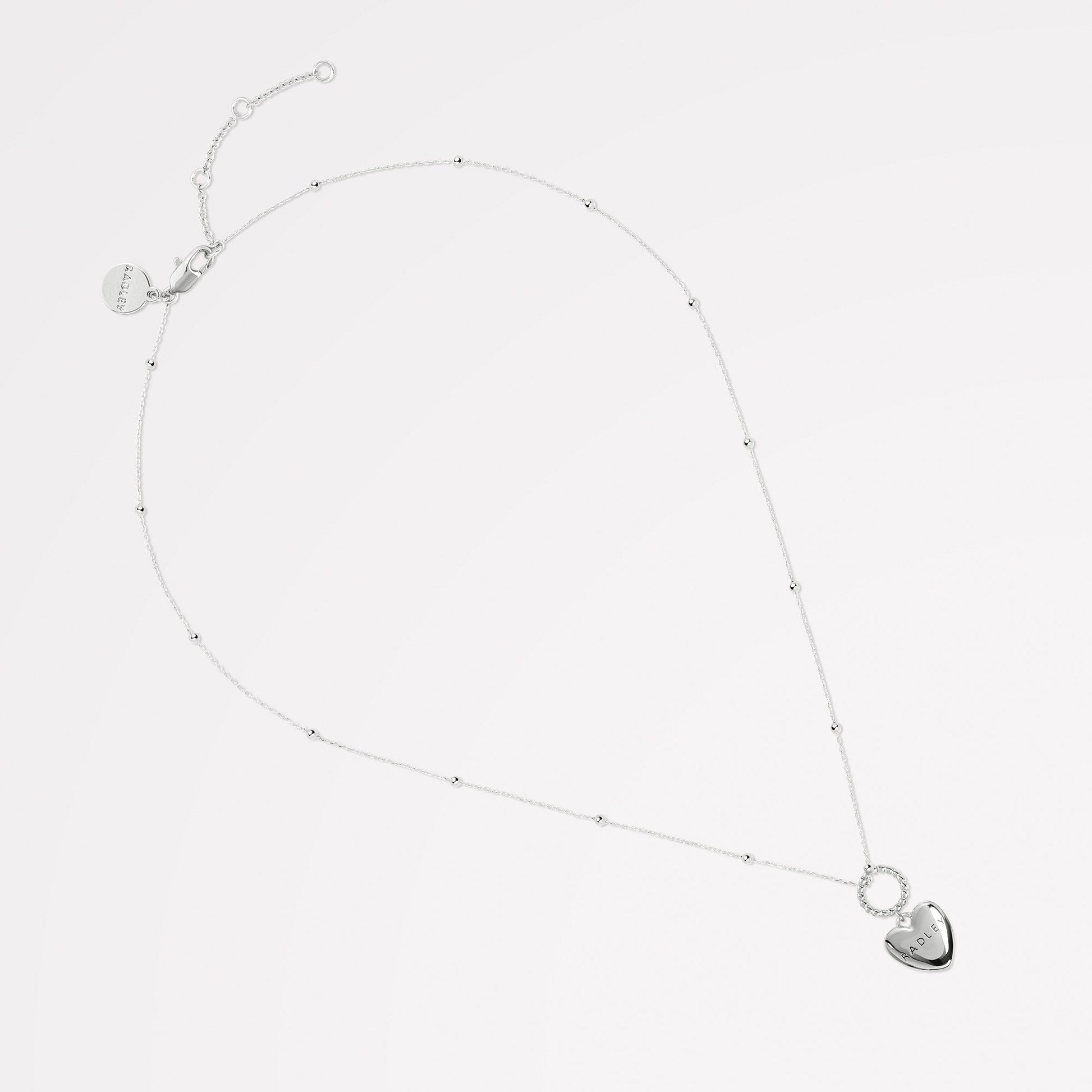 Lovett Way Heart Charm Necklace Silver - RYJ2503S