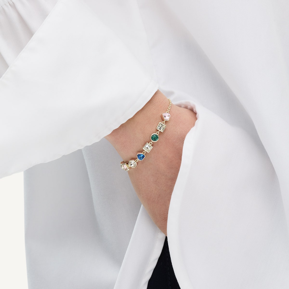 Stoneleigh Way 18Ct Gp MultiStoneBracelet in Gold - RYJ3440S
