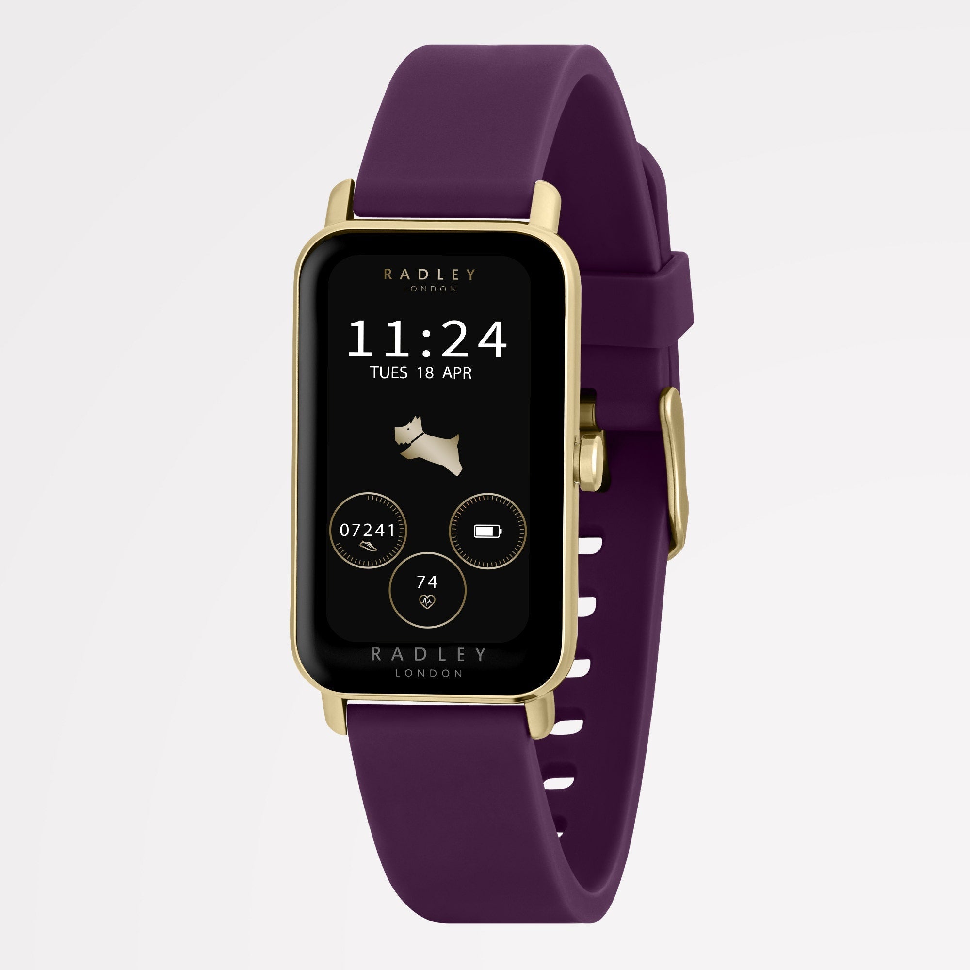 SERIES 21 WITH SILICON STRAP PURPLE