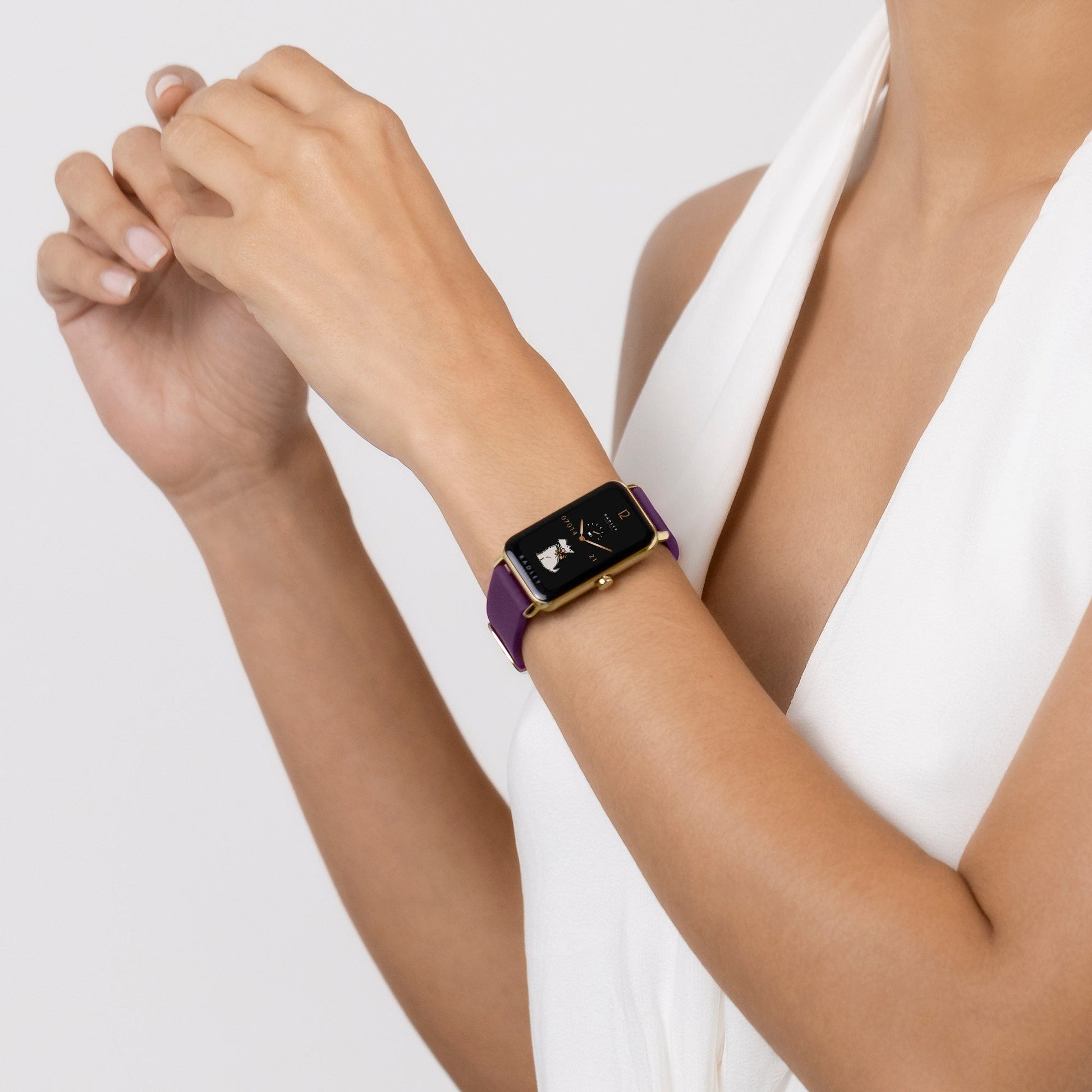 SERIES 21 WITH SILICON STRAP PURPLE
