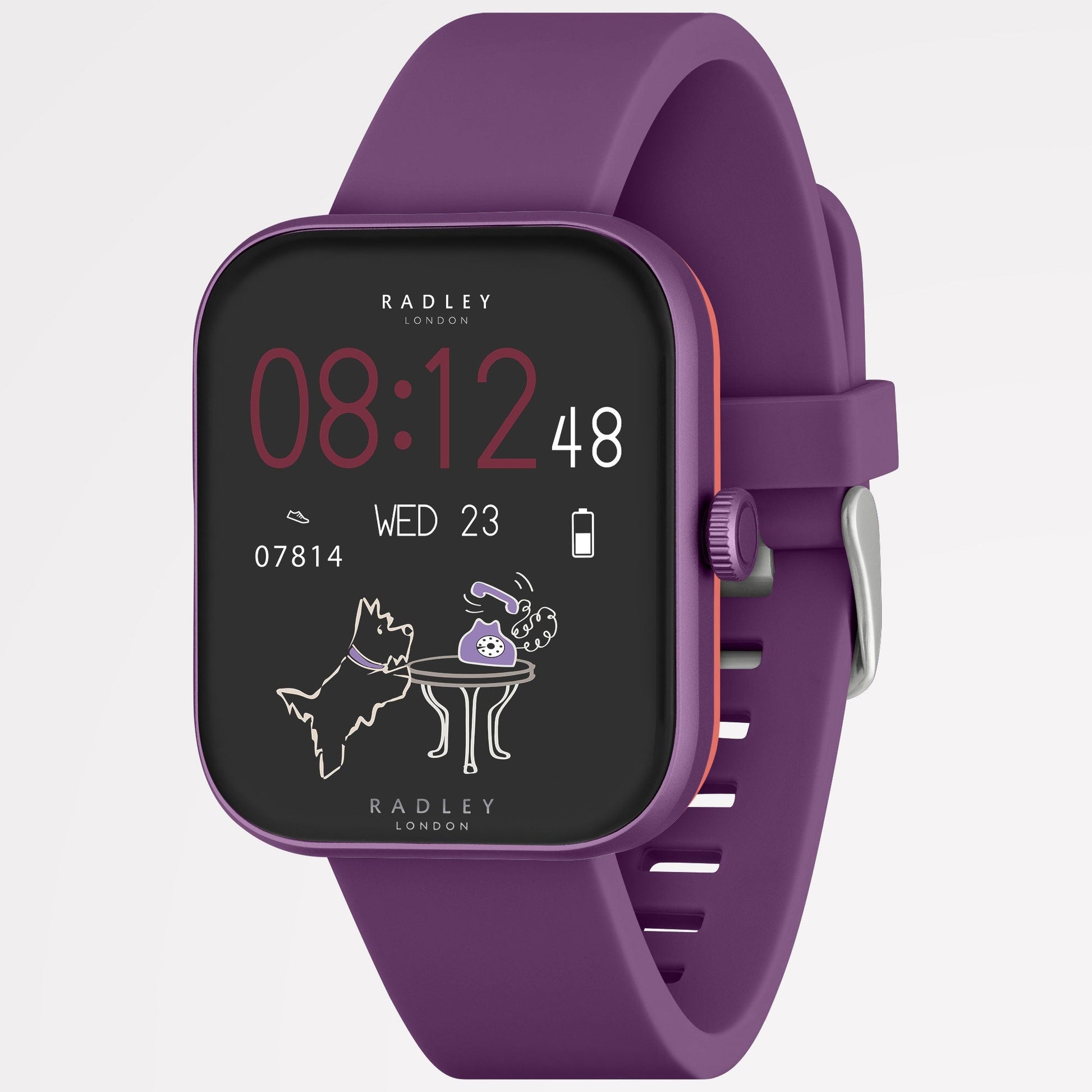 SERIES 32 WITH SILICON STRAP PURPLE