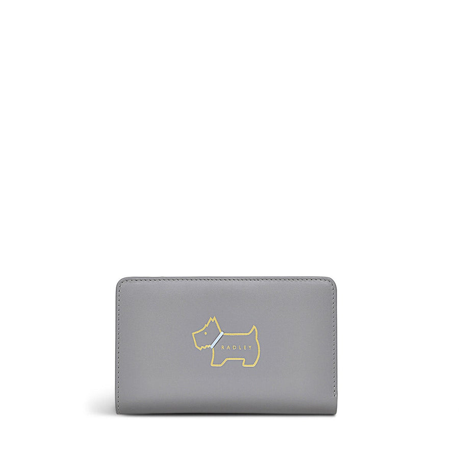 Heritage Dog Outline Medium Bifold Purse - RSM10801