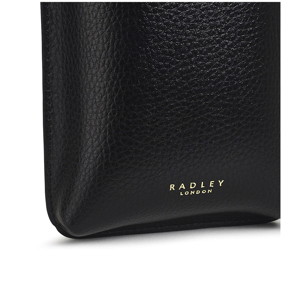 Pimlico Place Leather Medium Phone Crossbody in Black - S1434001