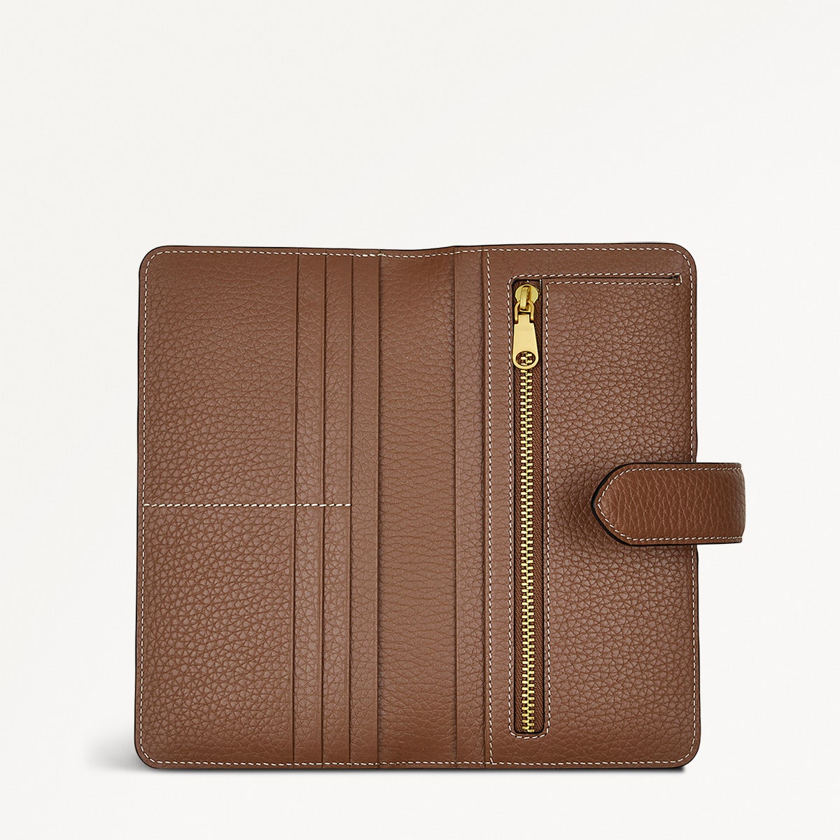 Hillgate Leather Large Bifold Wallet in Saddle - S1861211