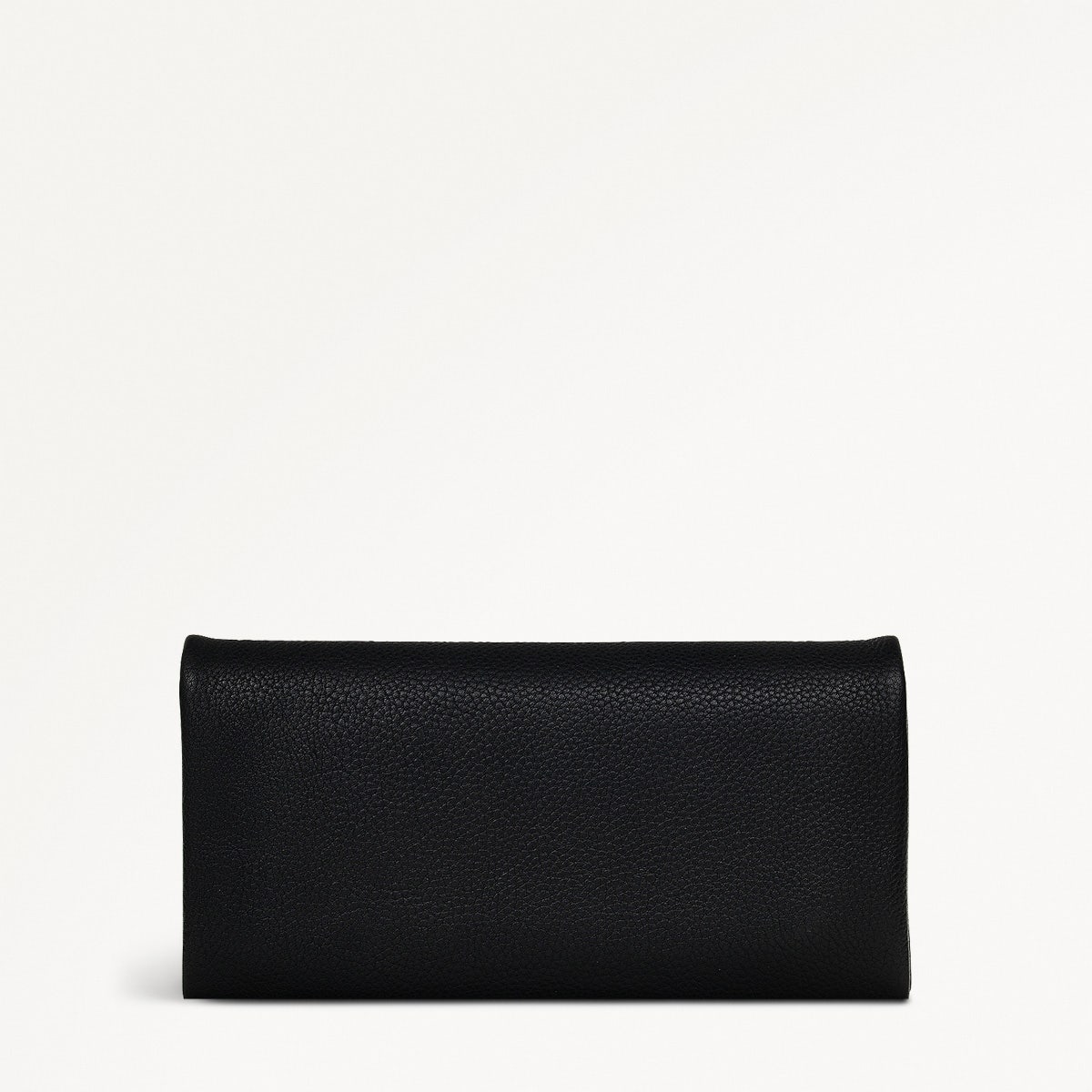 Mallow Street Leather Large Flapover Wallet in Black - S1872001