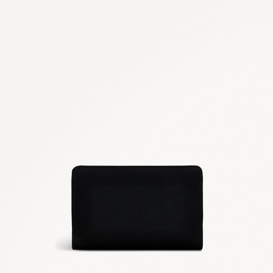 Mount Row Leather Medium Bifold Wallet in Black - S1969001