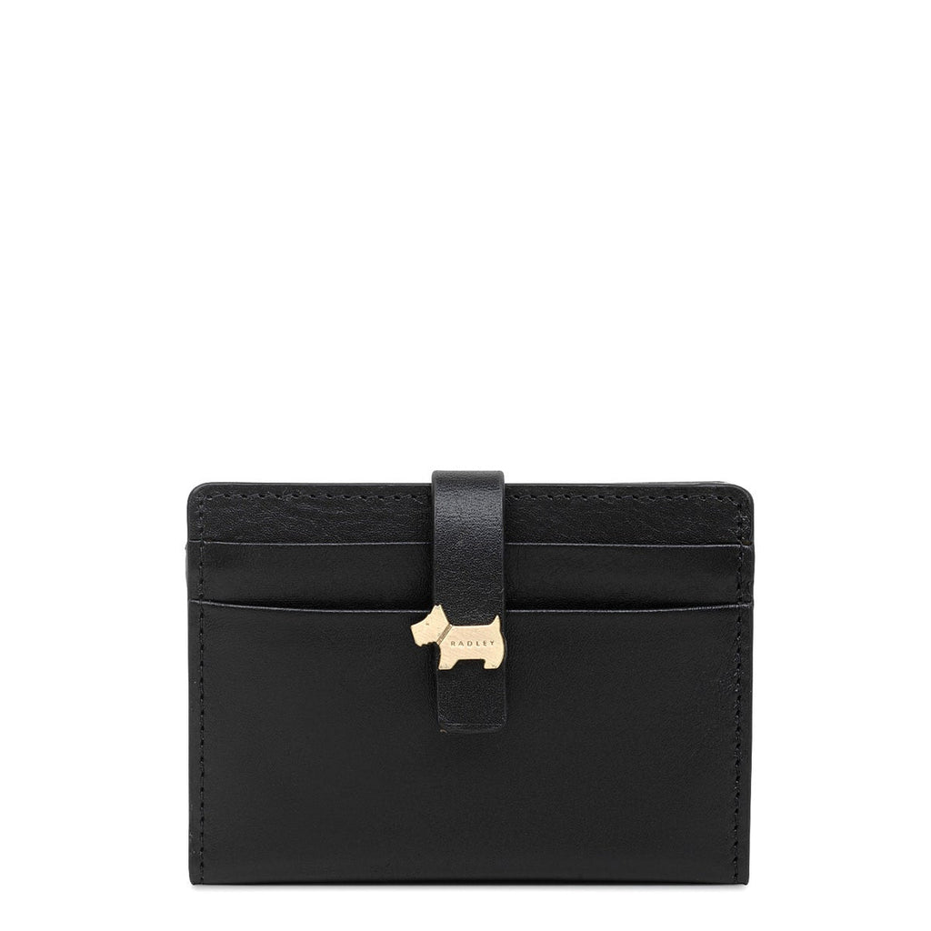 Newick Road Leather Small Card Holder in Black - S1983001