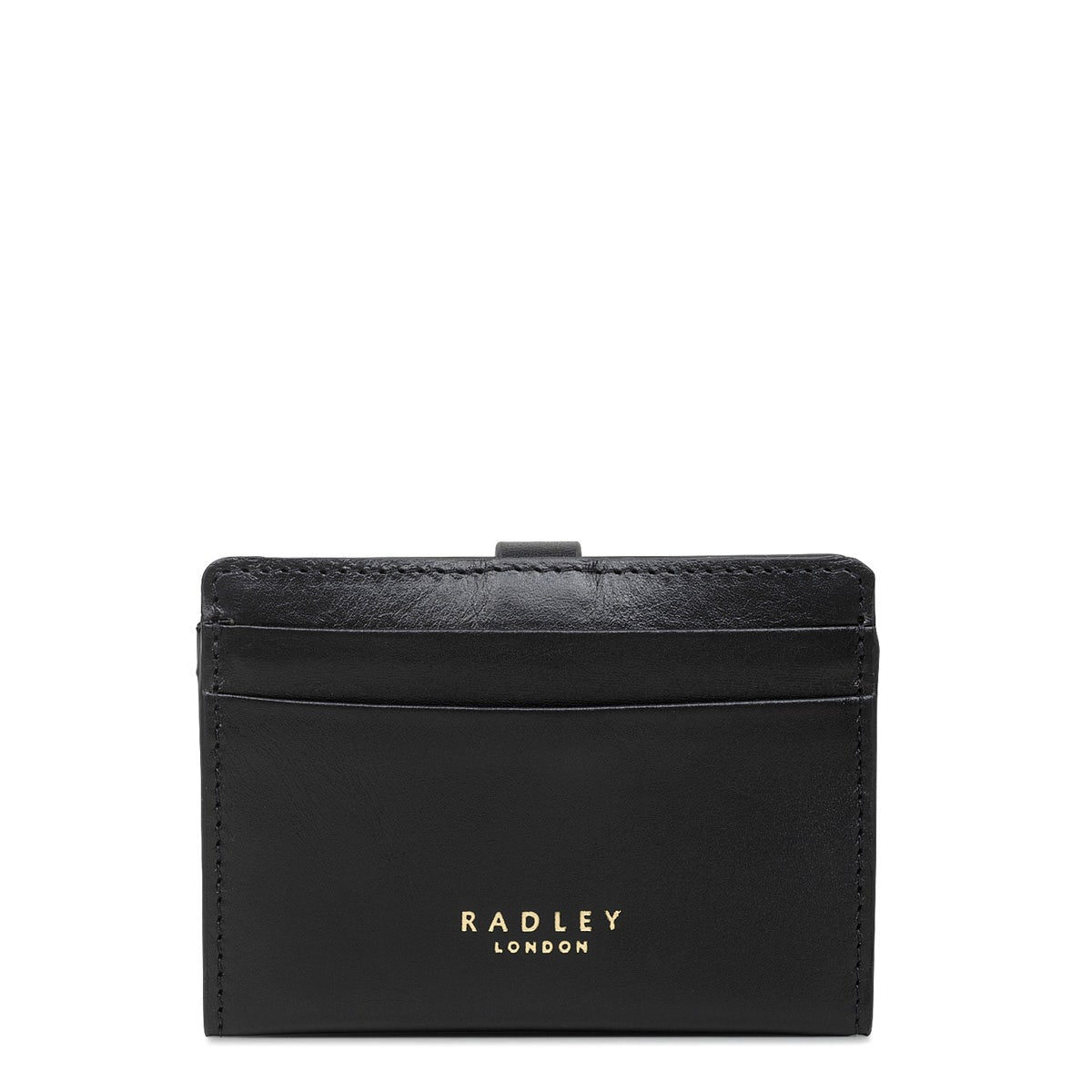 Newick Road Leather Small Card Holder in Black - S1983001