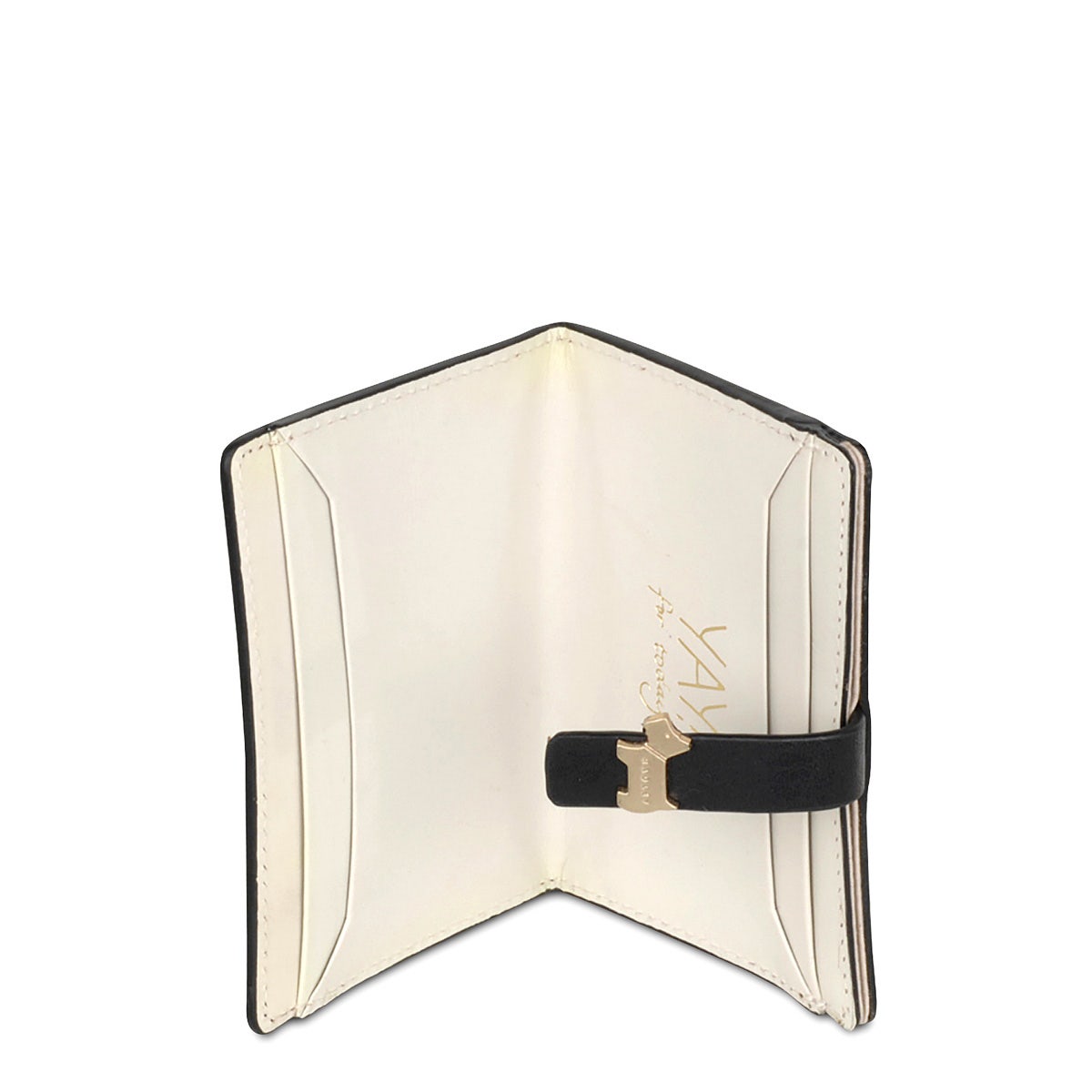 Newick Road Leather Small Card Holder in Black - S1983001