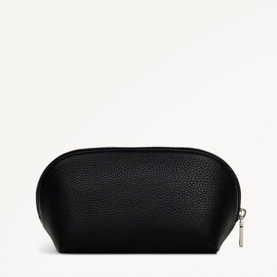 Commute Street Leather Medium Makeup Bag in Black - S1988001