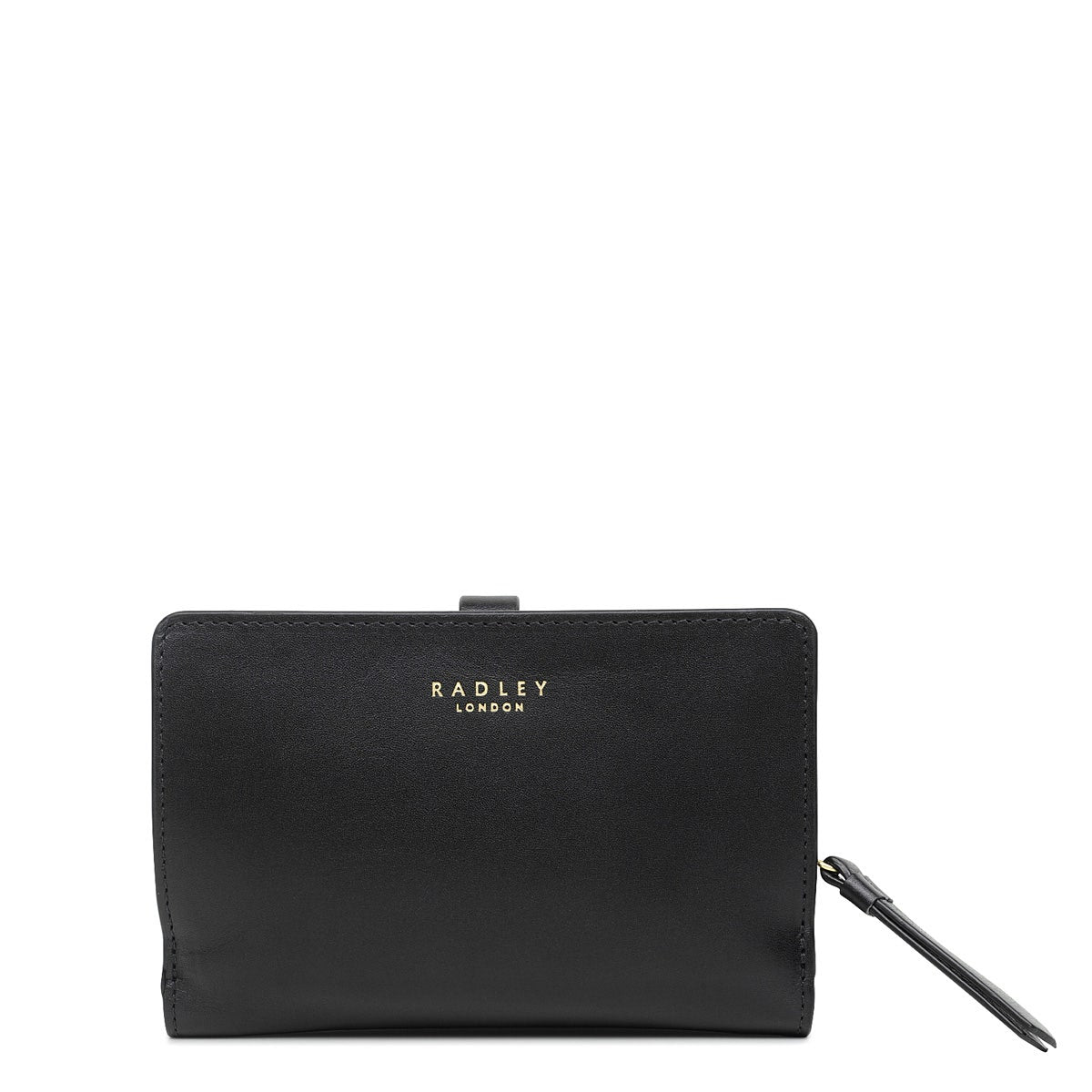 Newick Road Leather Medium Bifold Wallet in Black - S2058001