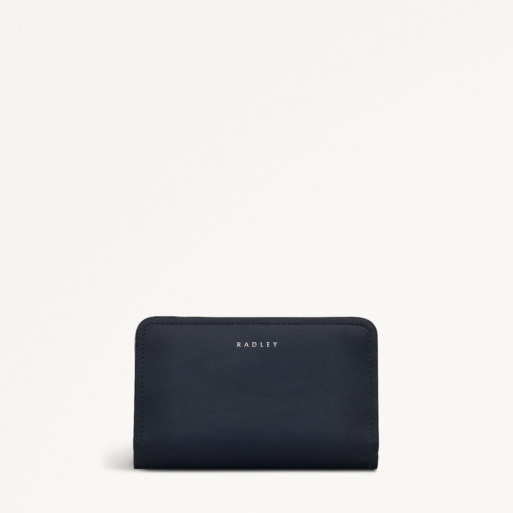 Cecila Road Leather Medium Bifold Wallet in Ink - S2356401