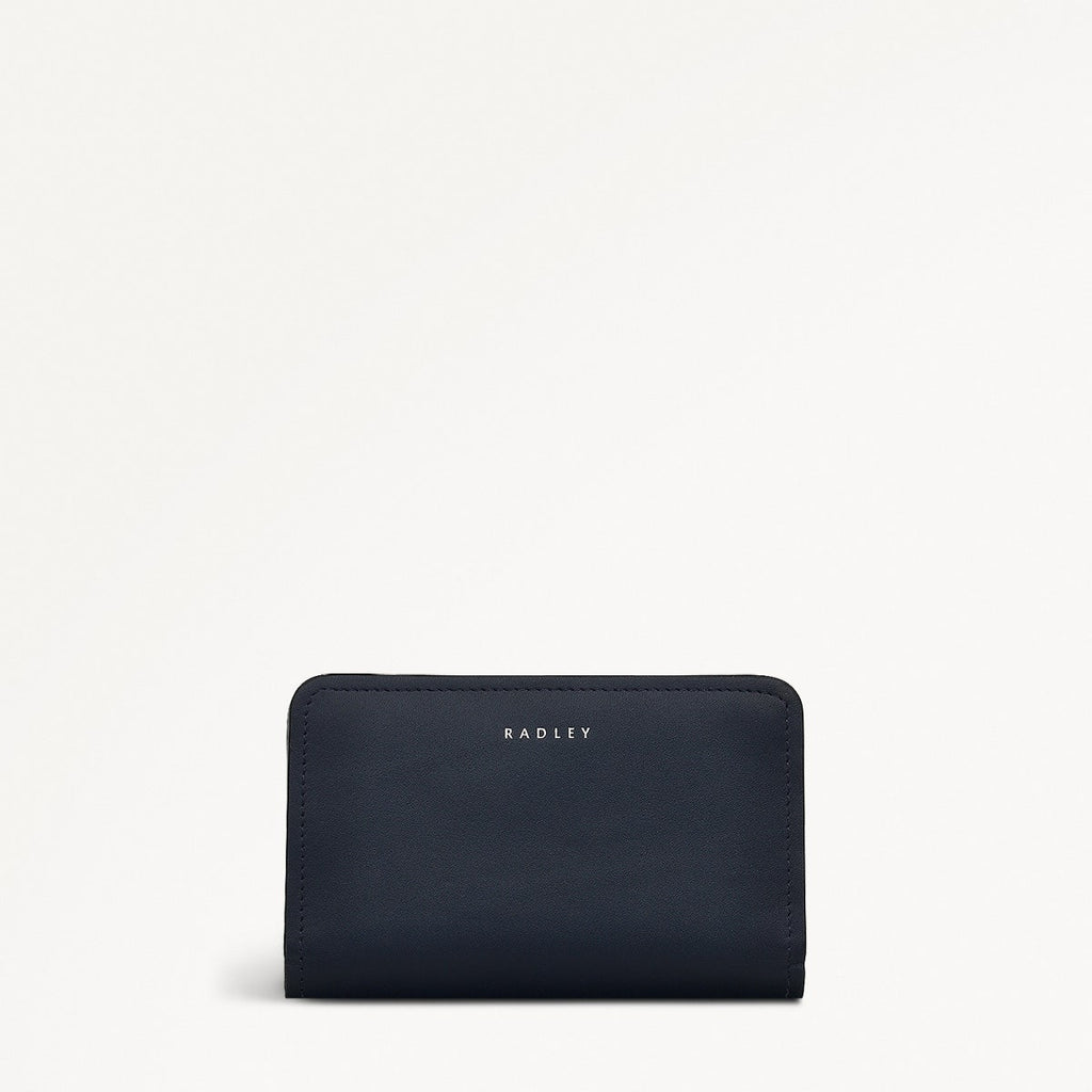 Cecila Road Leather Medium Bifold Wallet in Ink - S2356401