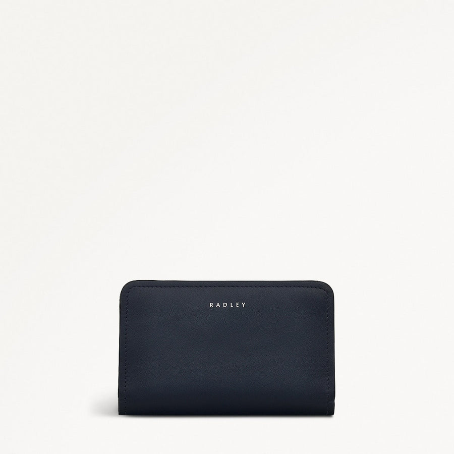 Cecila Road Leather Medium Bifold Wallet in Ink - S2356401