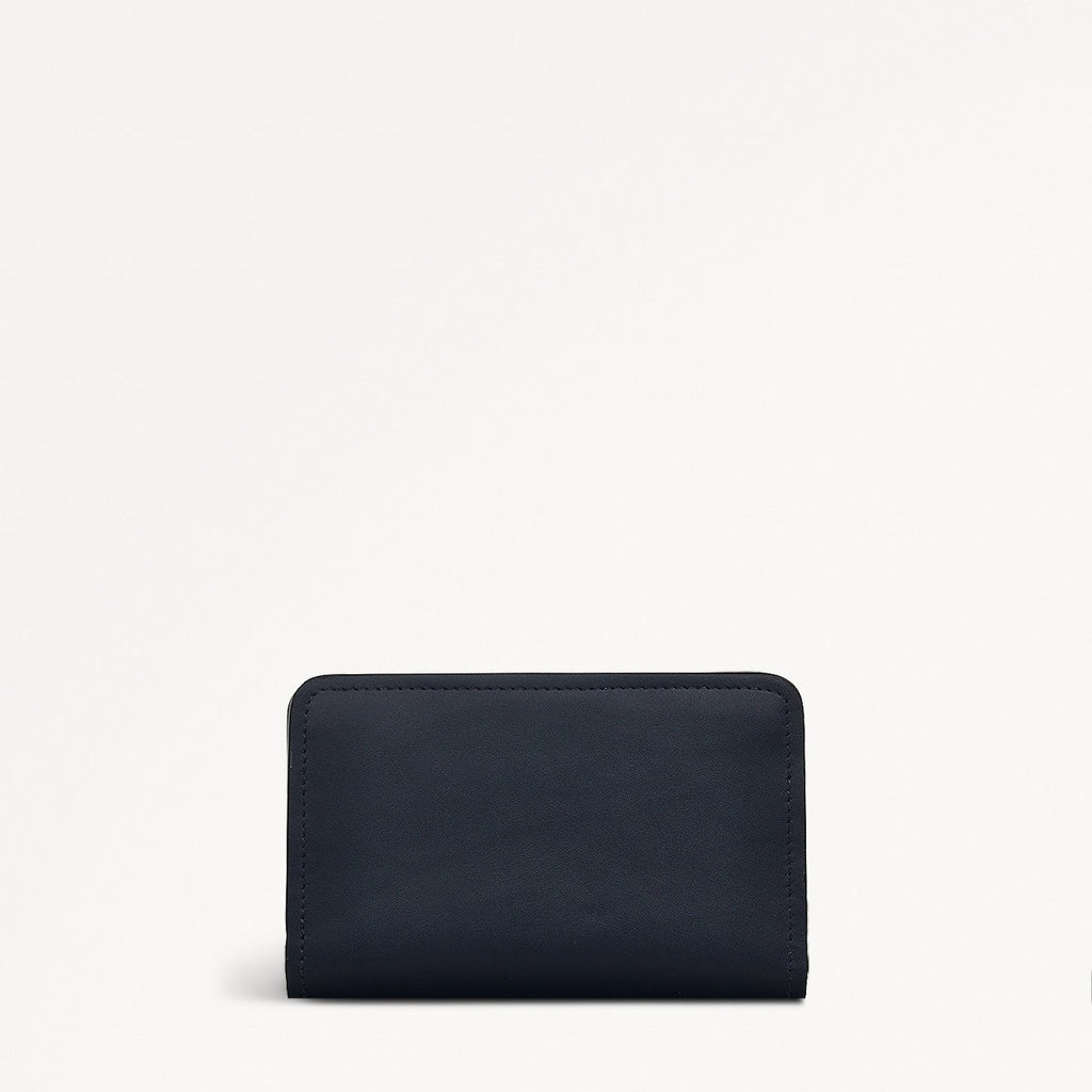 Cecila Road Leather Medium Bifold Wallet in Ink - S2356401