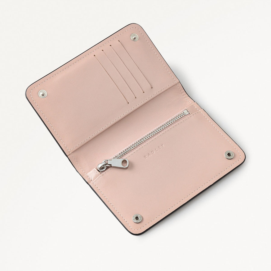 Cecila Road Leather Medium Bifold Wallet in Ink - S2356401