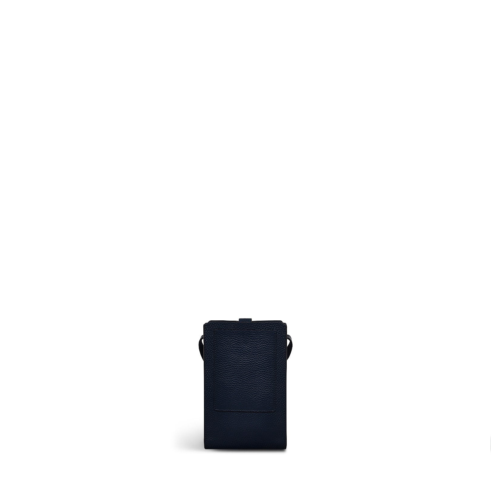 Henrietta Place Leather Medium Phone Crossbody in Ink - S2378401