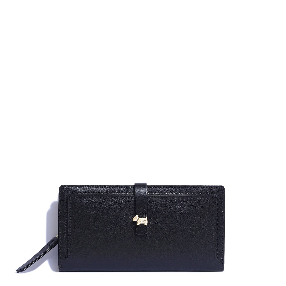 Newick Road Leather Large Bifold Wallet in Black - S2438001
