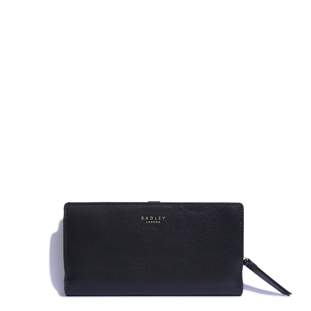 Newick Road Leather Large Bifold Wallet in Black - S2438001