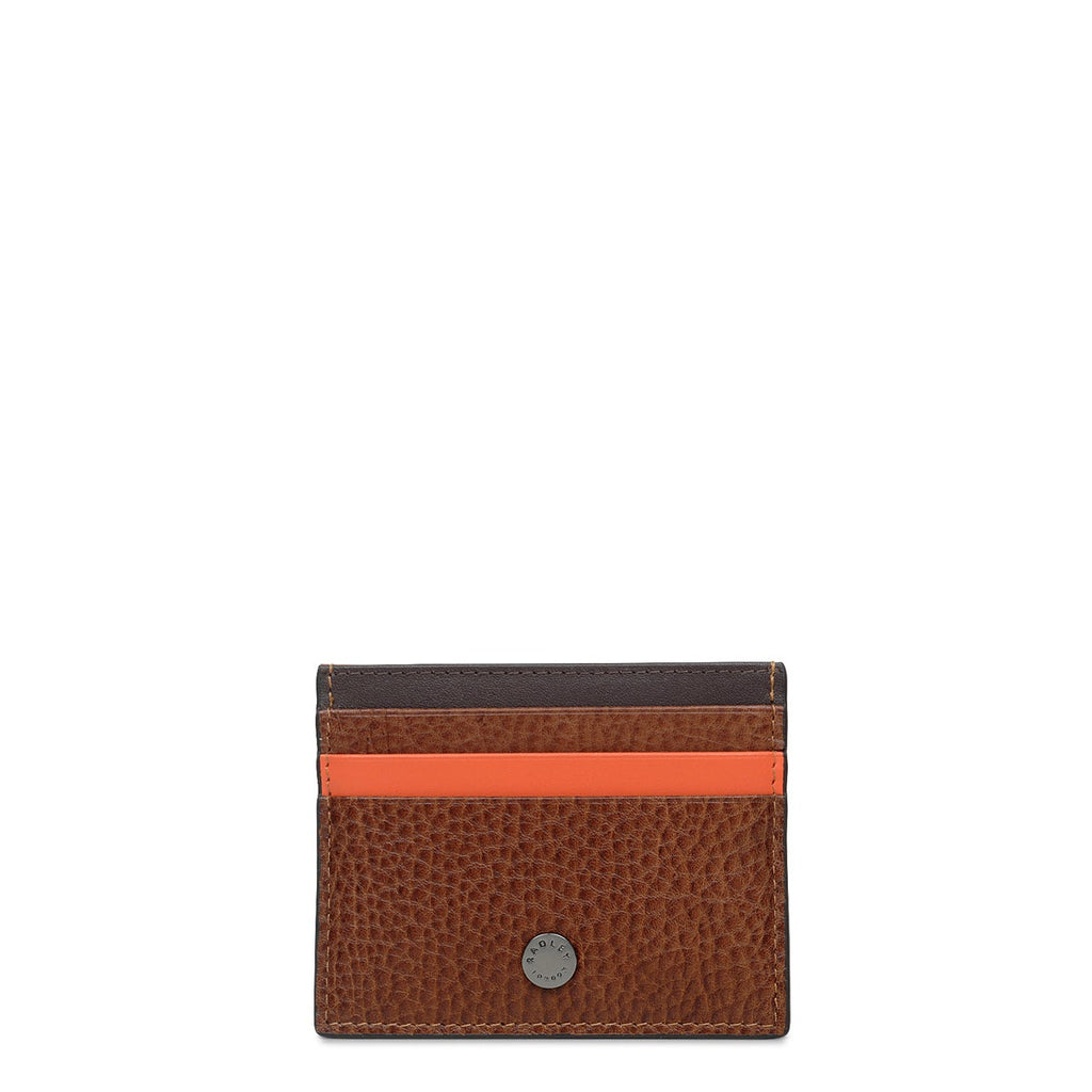 Chiswick Leather Small Card Holder in Tan - S2638217