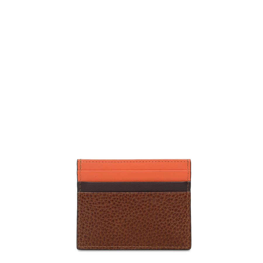 Chiswick Leather Small Card Holder in Tan - S2638217