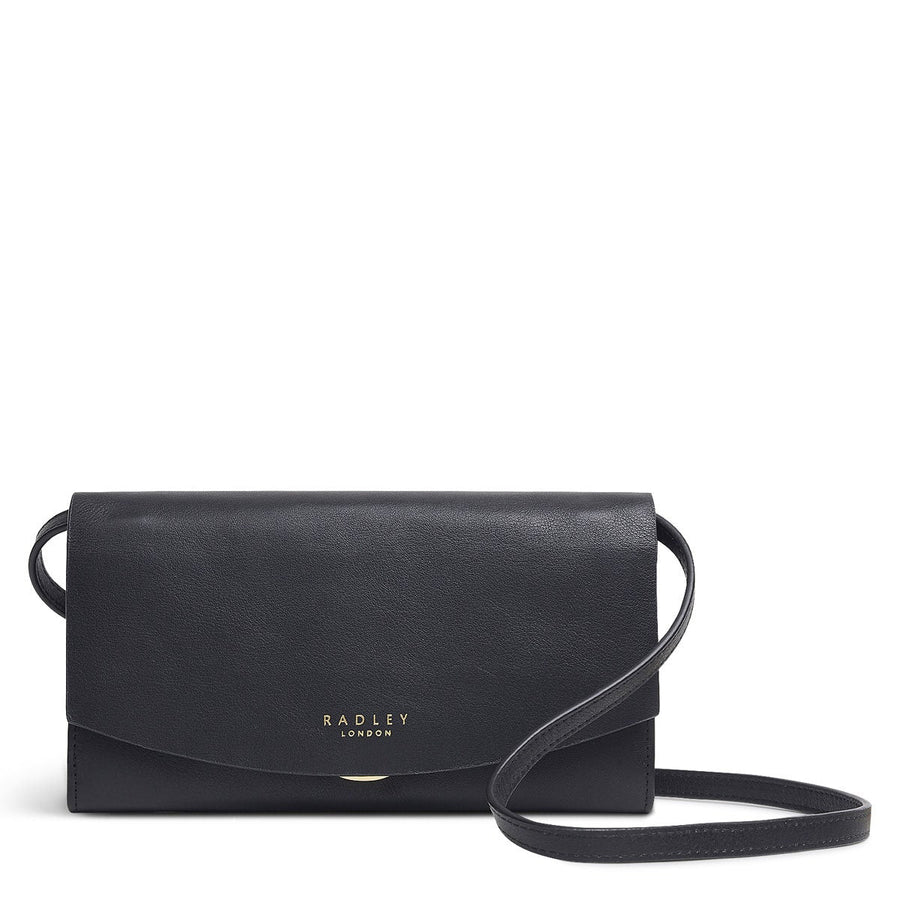 Albert Road Leather Large Phone Cross Body Bag in Black - S5210001