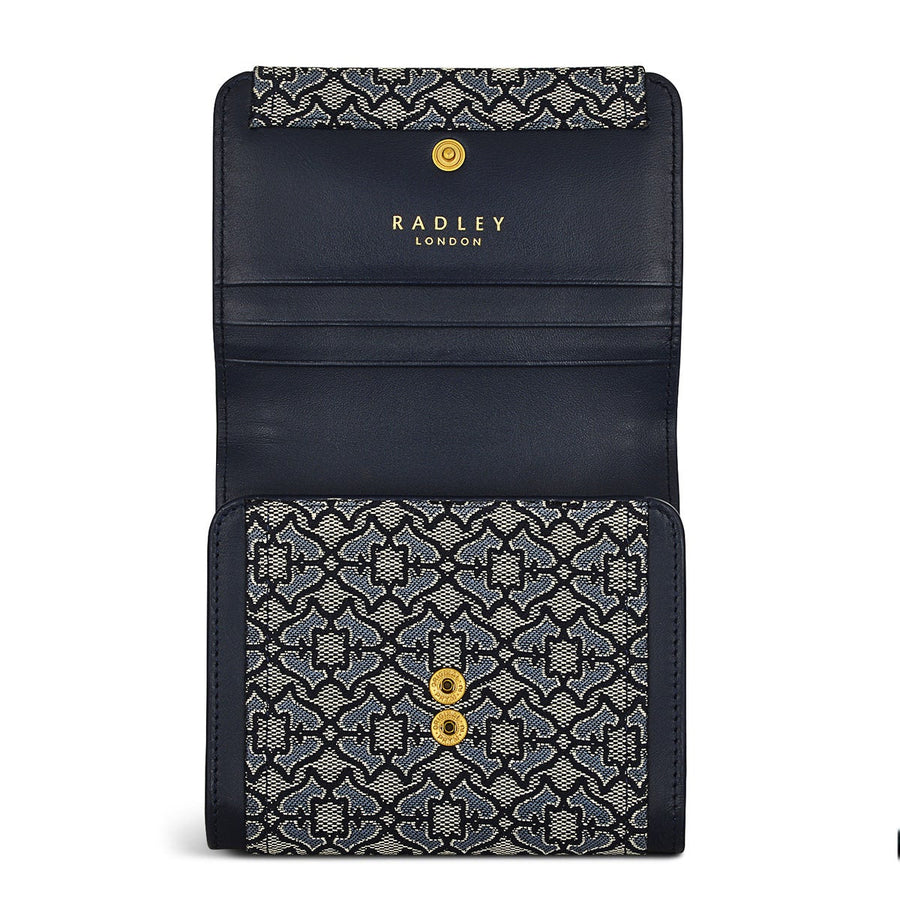 Baylis Road 2.0 Leather Medium Zip Around Wallet in Goose Grey - S6844053