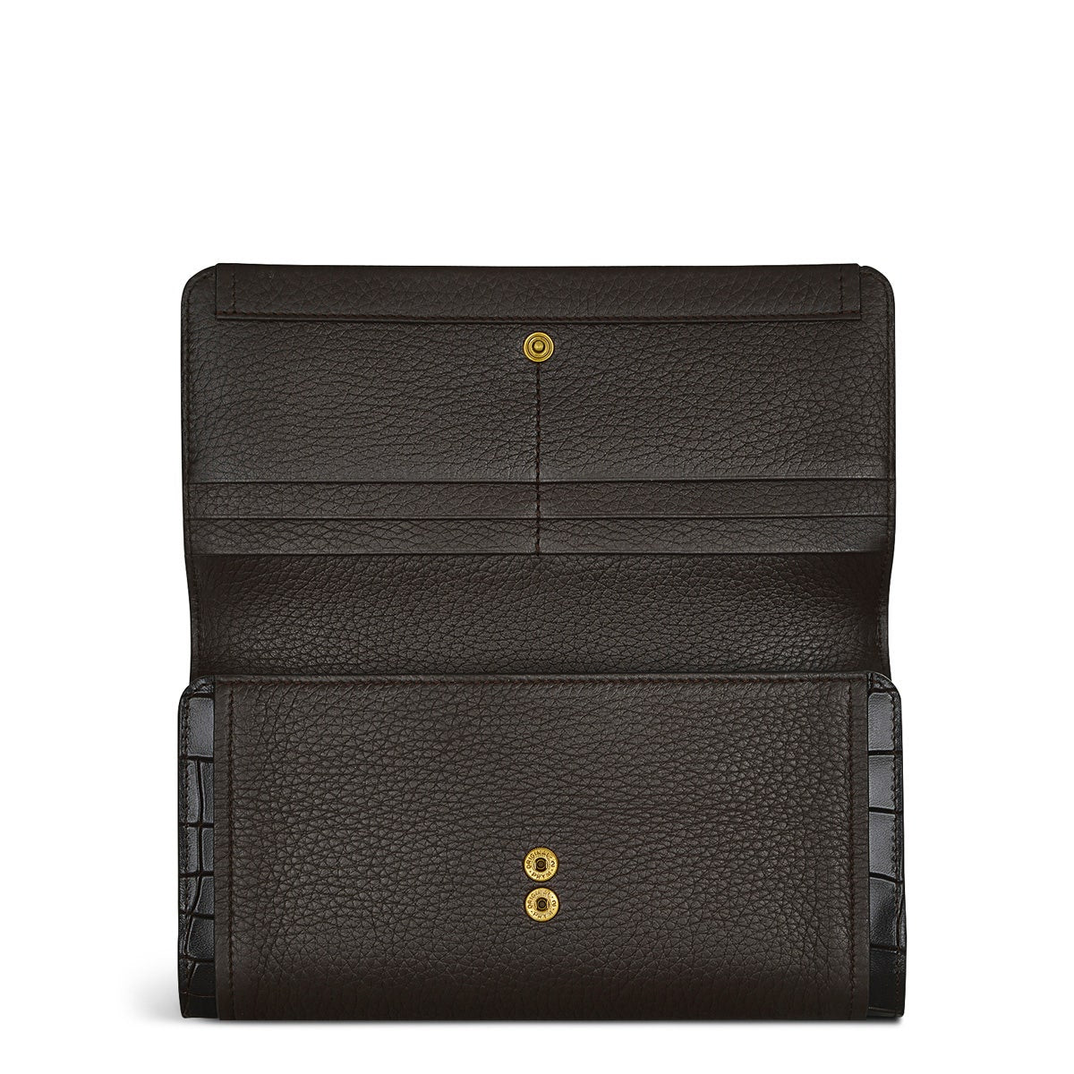 Baylis Road 2.0 Leather Large Flapover Wallet in Dark Oak - S7330209