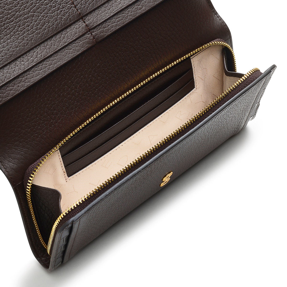 Baylis Road 2.0 Leather Large Flapover Wallet in Dark Oak - S7330209