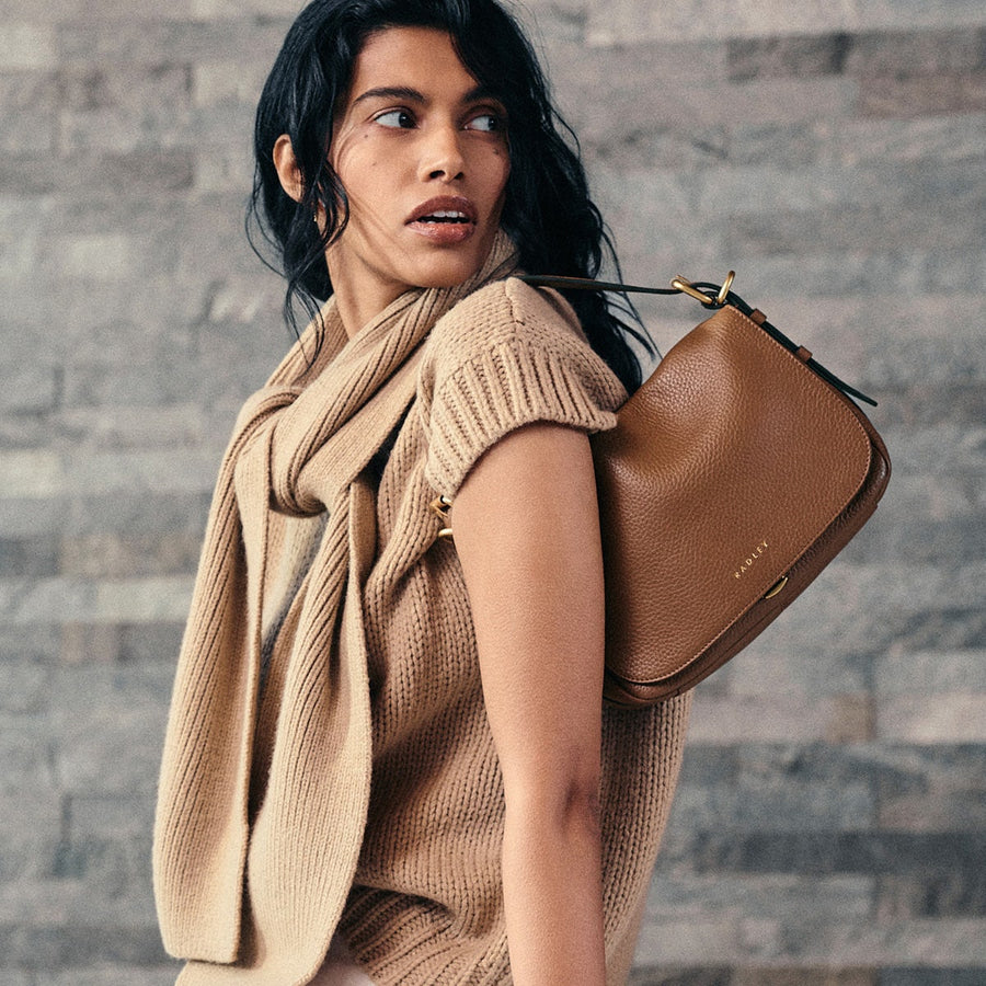 Grafton Street Small Flapover Crossbody Saddle - H2002211