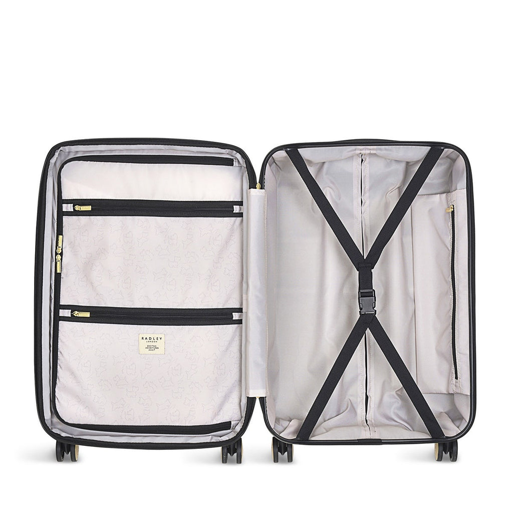 Lexington 4 Wheel Medium Suitcase in Black  - T6561001