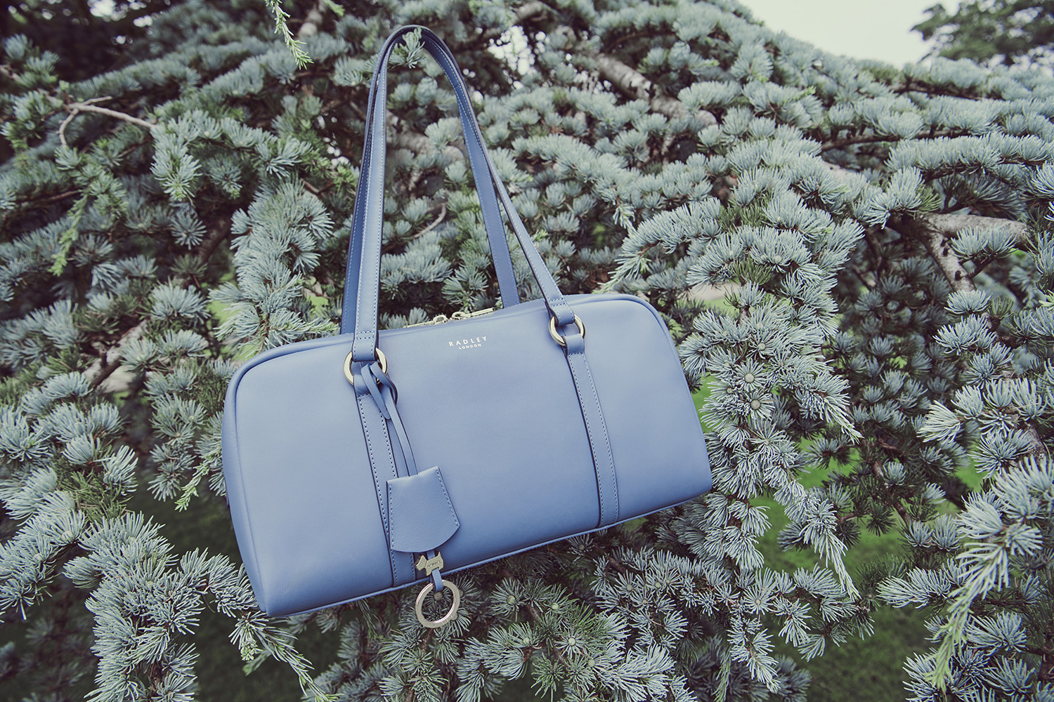 French Blue Small Flapover Shoulder Bag | Loaf Lane SS22 | Radley London