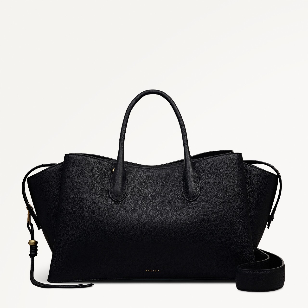 The Romilly Large Ziptop Grab Black