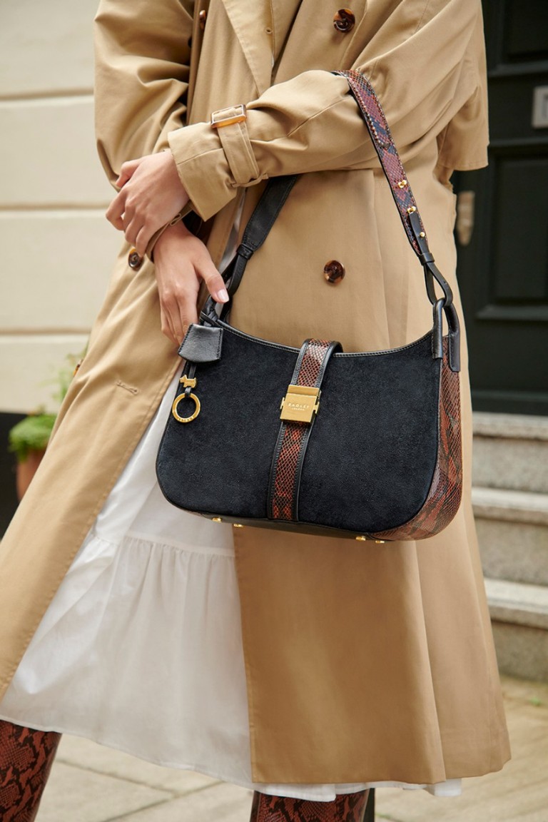 Madrid jacquard shoulder discount bag