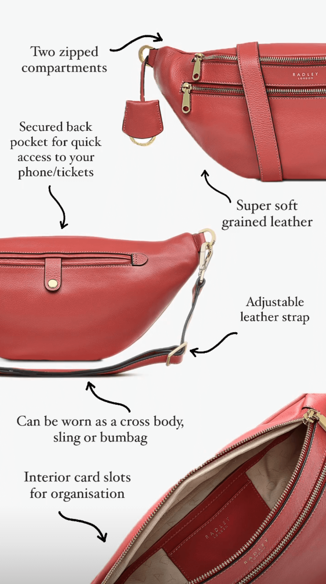 Radley london sling bag 2025