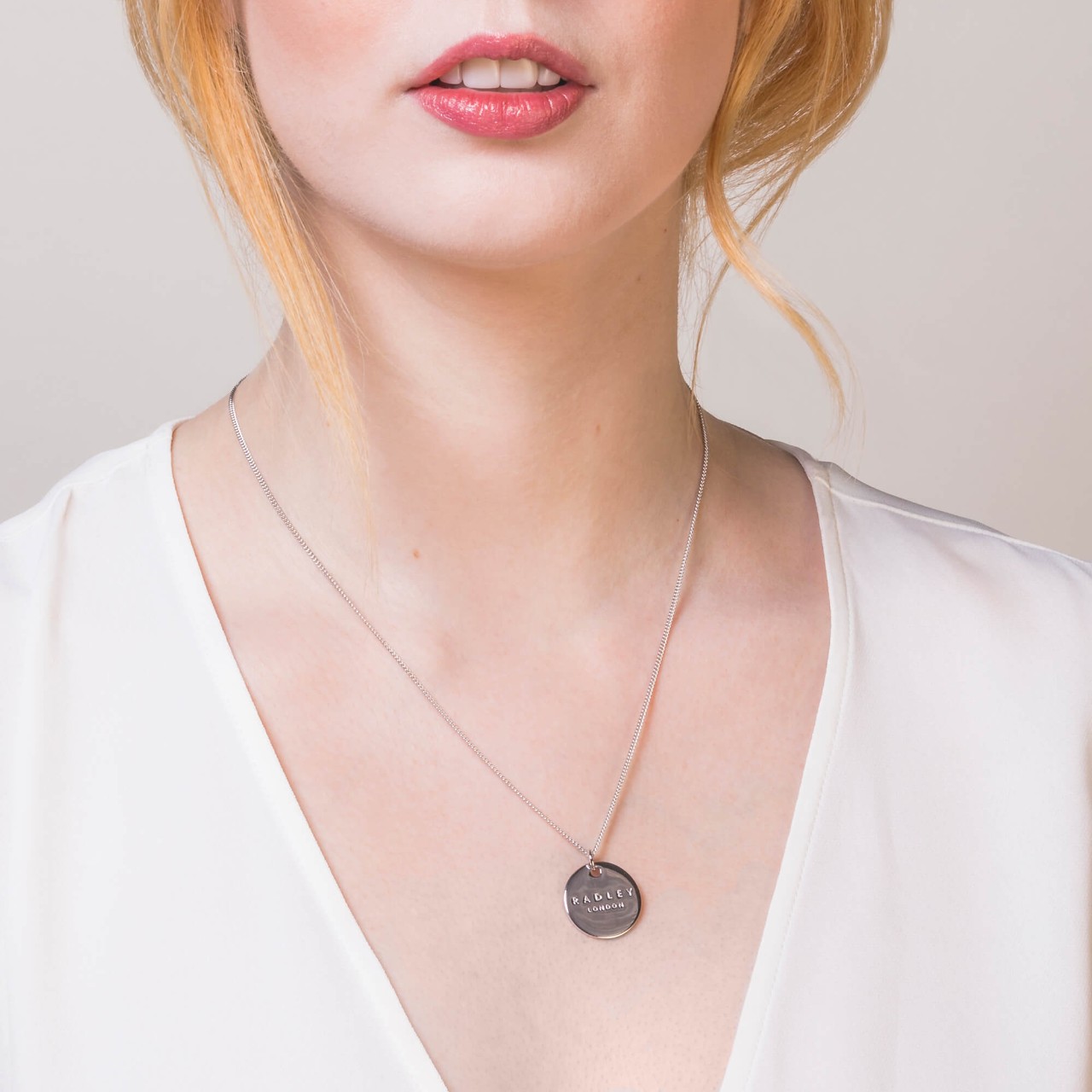 Links of london engraved necklace sale