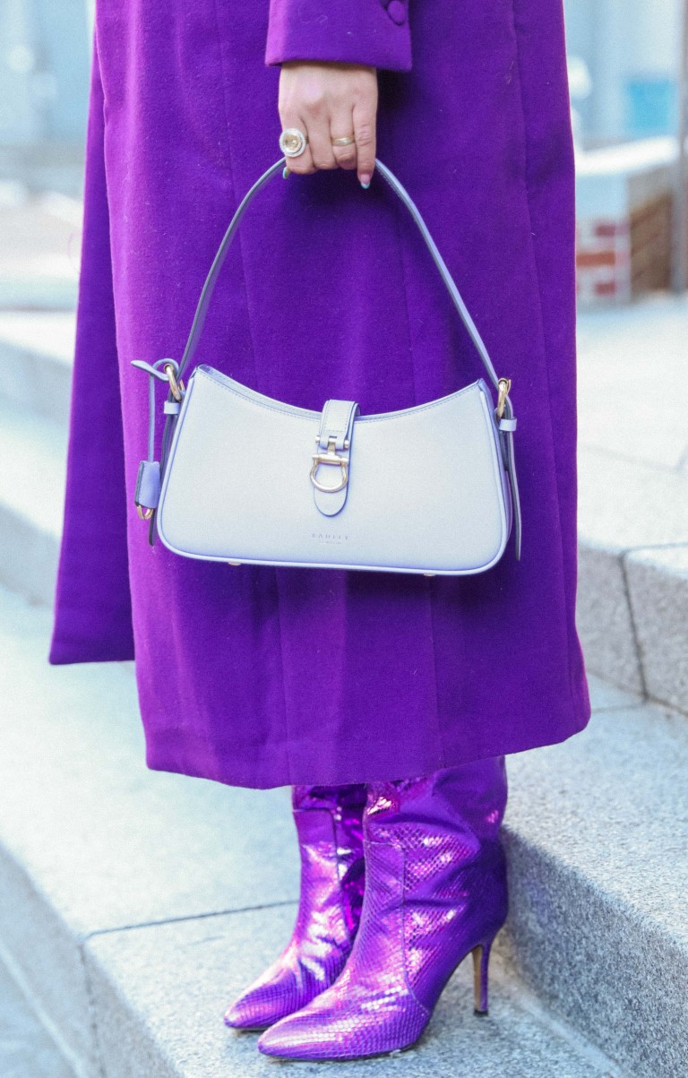 Radley lavender gardens bag top